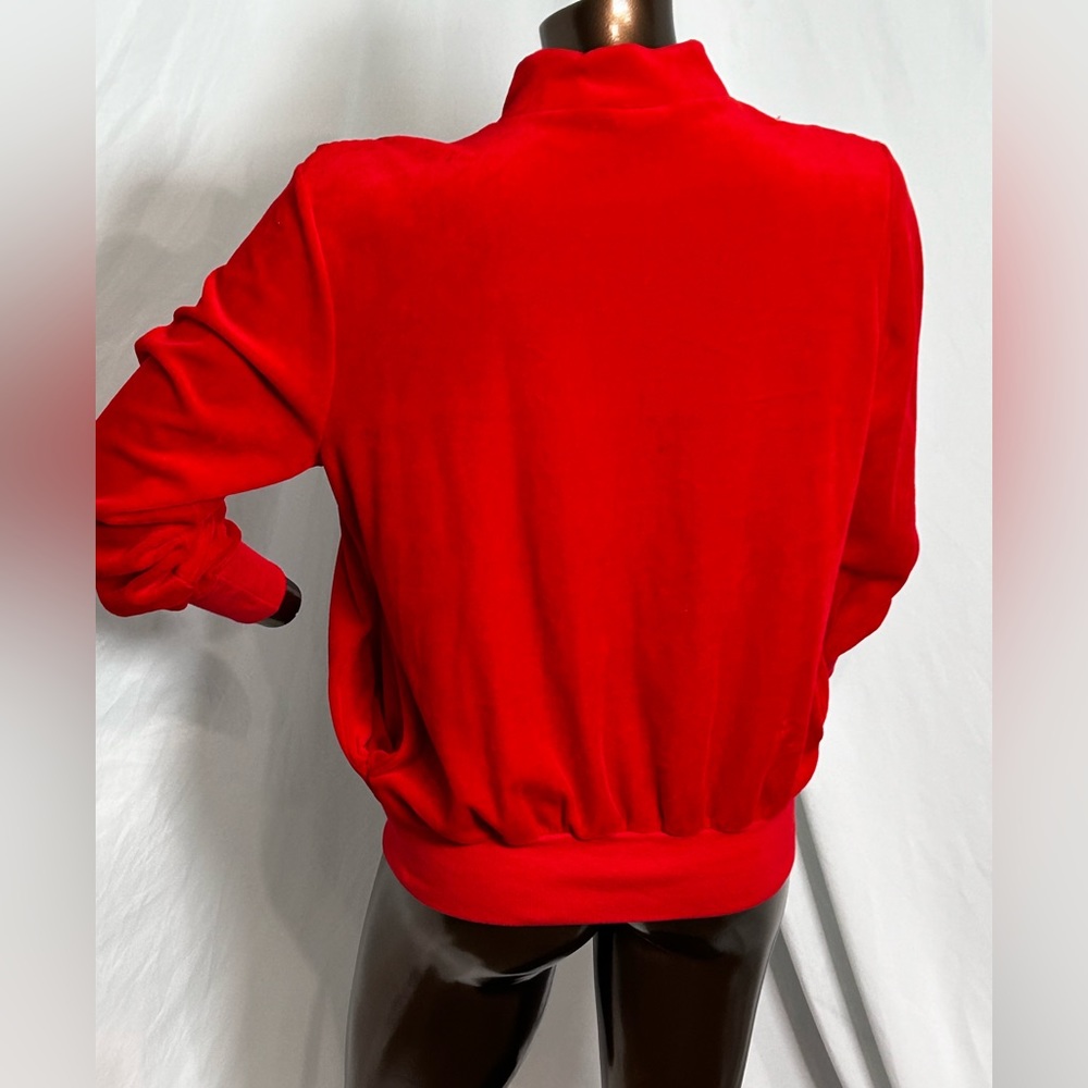 L’eggs Activewear Vintage Velour Track Jacket - Medium - Picture 3 of 7